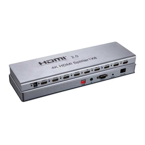 MINI SPLITTER 1 X 8 HDMI VERSAO 2.0